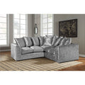 Crushed Velvet 5 Seater Corner Sofa | 5 Seater Corner | Crushed Velvet | Black, Mink and Silver | High or Scatter Back | Free UK Delivery