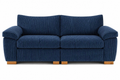 Amalfi Split Sectional Sofa | 2 Seater | Jumbo Cord | 10 Colours | Splits in Two for Easy Access | Free UK Delivery