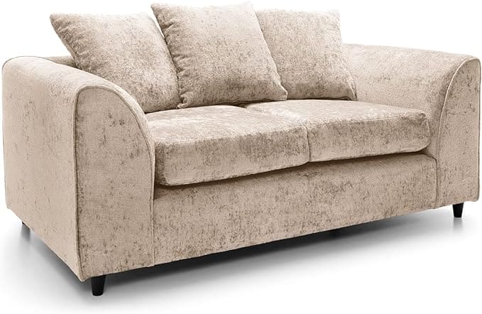Harriet Chenille 2 Seater Sofa | 2 Seater | Chenille | 5 Colours | Removable Covers | Free UK Delivery