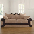 Bliss Dino 3 Seater Sofa | 3 Seater | Cord and Faux Leather | 5 Colours | Deep Foam-Filled Cushions | Free UK Delivery