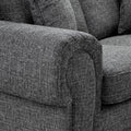 Wilcot 5 Seater Corner Sofa | 5 Seater Corner | Soft Polyester | Grey | Space-Saving Corner Design | Free UK Delivery