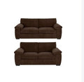 Amalfi Jumbo Cord Sofa | 3+2 Seater Set | Jumbo Cord | 10 Colours | Plush Padded Cushions and Armrests | Free UK Delivery