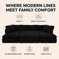 U-Shape Sofa dimensions