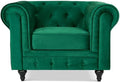 Velvet Chesterfield Armchair | Armchair | Velvet | 5 Colours | Button-Tufted Design | Free UK Delivery