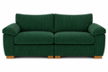Amalfi Split Sectional Sofa | 2 Seater | Jumbo Cord | 10 Colours | Splits in Two for Easy Access | Free UK Delivery