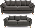 Bliss Harlow 3+2 Seater Sofa Set - Grey