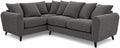 Bliss Harlow Left Hand Corner Sofa - Grey