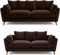 Bliss Harlow 3+2 Seater Sofa Set - Brown