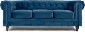 Bliss Velvet Chesterfield 3 Seater Sofa | 3 Seater | Velvet | 5 Colours | Button-Tufted Back | Free UK Delivery