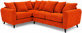 Bliss Harlow Left Hand Corner Sofa - Orange
