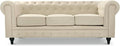 Bliss Velvet Chesterfield 3 Seater Sofa | 3 Seater | Velvet | 5 Colours | Button-Tufted Back | Free UK Delivery