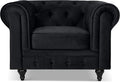 Velvet Chesterfield Armchair | Armchair | Velvet | 5 Colours | Button-Tufted Design | Free UK Delivery