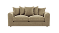 Plush Velvet Sofa | 3 Seater | Plush Velvet | 5 Colours | Foam-Filled Cushions | Free UK Delivery