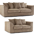 Jumbo Cord Scatter Back 3+2 Seater Sofa Set | 3+2 Seater Set | Jumbo Cord | 10 Colours | Scatter Back Cushions | Free UK Delivery
