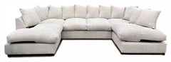 Sofa Selection's U-Shaped Cord Sofa - Large Modular Sofa with Memory Foam Seating & Removable Cushion Covers - Seats 6-7 People - Ideal Sofa for Living Room