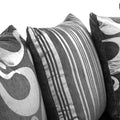 Shannon Corner Sofa | 5 Seater Corner | Fabric | Black and Grey | Deep Cushioned Padded Armrests | Free UK Delivery