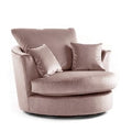 Plush Velvet Chair | Swivel or Armchair | Plush Velvet | 6 Colours | Smooth Swivel Base Option | Free UK Delivery