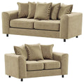 Plush Velvet Sofa Set | 3+2 Seater Set | Plush Velvet | 5 Colours | Deep Cushioned Seats | Free UK Delivery