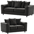 Plush Velvet Sofa Set | 3+2 Seater Set | Plush Velvet | 5 Colours | Deep Cushioned Seats | Free UK Delivery