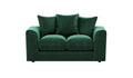 Plush Velvet Sofa | 2 Seater | Plush Velvet | 5 Colours | Foam-Filled Cushions | Free UK Delivery