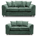 Chenille 3+2 Seater Sofa Set | 3+2 Seater Set | Chenille | 6 Colours | Plush Soft Cushions | Free UK Delivery