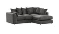 Plush Velvet Corner Sofa | 4 Seater Corner | Plush Velvet | 5 Colours | Left or Right Hand Facing | Free UK Delivery