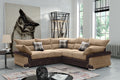 Logan Corner Sofa | 5 Seater Corner | Jumbo Cord | Grey and Beige | Soft Velvety Touch | Free UK Delivery