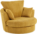 Jumbo Cord Swivel Chair | Swivel Chair | Jumbo Cord | 7 Colours | 360-Degree Swivel Base | Free UK Delivery