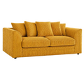 Jumbo Cord Scatter Back 3 Seater Sofa | 3 Seater | Jumbo Cord | 10 Colours | Scatter Back Cushions | Free UK Delivery