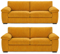 Amalfi Jumbo Cord Sofa | 3+2 Seater Set | Jumbo Cord | 10 Colours | Plush Padded Cushions and Armrests | Free UK Delivery