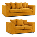 Jumbo Cord Scatter Back 3+2 Seater Sofa Set | 3+2 Seater Set | Jumbo Cord | 10 Colours | Scatter Back Cushions | Free UK Delivery