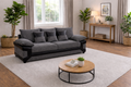 Bliss Dino 3 Seater Sofa | 3 Seater | Cord and Faux Leather | 5 Colours | Deep Foam-Filled Cushions | Free UK Delivery