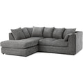 Jumbo Cord Scatter Back 4 Seater Corner Sofa | 4 Seater Corner | Jumbo Cord | 10 Colours | Two-Piece Click-Together Design | Free UK Delivery