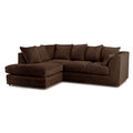 Jumbo Cord Scatter Back 4 Seater Corner Sofa | 4 Seater Corner | Jumbo Cord | 10 Colours | Two-Piece Click-Together Design | Free UK Delivery