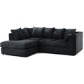 Jumbo Cord Scatter Back 4 Seater Corner Sofa | 4 Seater Corner | Jumbo Cord | 10 Colours | Two-Piece Click-Together Design | Free UK Delivery