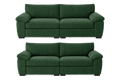 Amalfi Split Sectional Sofa | 3+2 Seater Set | Jumbo Cord | 7 Colours | Splits in Two for Easy Access | Free UK Delivery
