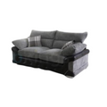 Logan Sofa | 3 Seater | Jumbo Cord | Black and Grey, Brown and Beige | Soft Velvety Touch | Free UK Delivery