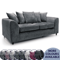 Chenille 3 Seater Sofa | 3 Seater | Chenille | 5 Colours | Deep-Filled Foam Seats | Free UK Delivery