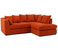 Jumbo Cord Scatter Back 4 Seater Corner Sofa | 4 Seater Corner | Jumbo Cord | 10 Colours | Two-Piece Click-Together Design | Free UK Delivery