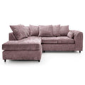 Chenille 4 Seater Corner Sofa | 4 Seater Corner | Chenille | 5 Colours | Scatter Back Cushions | Free UK Delivery
