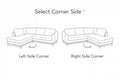 Jumbo Cord Scatter Back 4 Seater Corner Sofa | 4 Seater Corner | Jumbo Cord | 10 Colours | Two-Piece Click-Together Design | Free UK Delivery