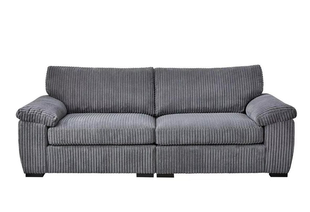 Jumbo Cord Sectional 3 Seater Sofa – Plush Support & Soft Cord Fabric, Space-Saving Split Design, Comfortable Sofa for Modern Living Rooms