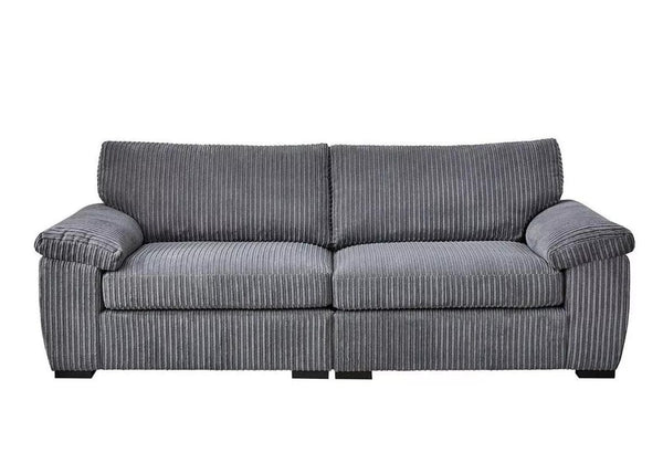 Jumbo Cord Sectional 3 Seater Sofa – Plush Support & Soft Cord Fabric, Space-Saving Split Design, Comfortable Sofa for Modern Living Rooms