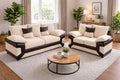 Bliss Dino Fabric and Leather Sofa Suite | 3+2 Seater Set | Cord and Faux Leather | 5 Colours | Memory Foam Seats | Free UK Delivery