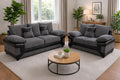 Bliss Dino Fabric and Leather Sofa Suite | 3+2 Seater Set | Cord and Faux Leather | 5 Colours | Memory Foam Seats | Free UK Delivery