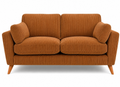 Bliss Harlow Jumbo Cord High Back 2 Seater Sofa – Compact Corduroy Sofa, Supportive High Back, Solid Hardwood Frame, Washable Covers