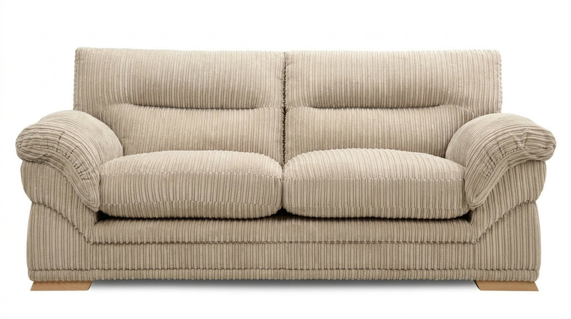 Amalfi Claude 3 Seater Sofa | 3 Seater | Jumbo Cord | 10 Colours | Reversible Cushions | Free UK Delivery