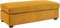 Mustard Large Jumbo Cord Footstool | Bliss Furniture