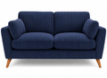 Bliss Harlow Jumbo Cord High Back 2 Seater Sofa – Compact Corduroy Sofa, Supportive High Back, Solid Hardwood Frame, Washable Covers