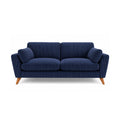 Bliss Harlow Jumbo Cord High Back 3 Seater Sofa – Corduroy Sofa, Supportive High Back, Solid Hardwood Frame, Washable Covers